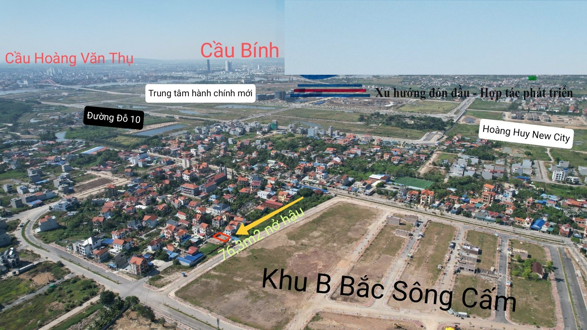 Bán lô đất cạnh trung tâm hành chính mới, Dương Quan, Thủy Nguyên , Hải Phòng